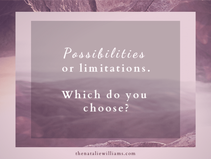 Possibilities or Limitations